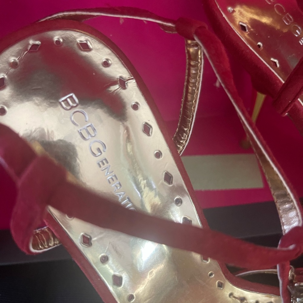 Bcbgeneration Beaded Heels. Euc - image 7